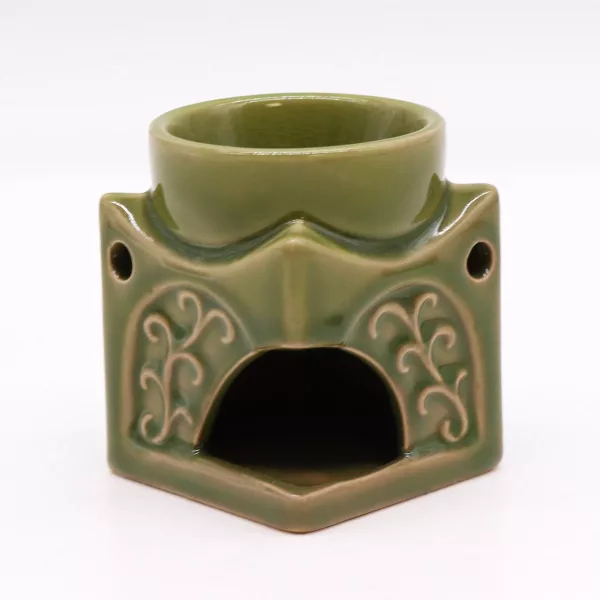 Square Buddha Burner - Light Jade - Image 3