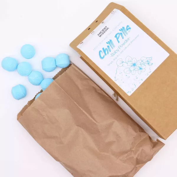 Chill Pills Gift Pack 350g - Baby Powder - Image 2
