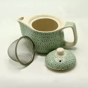 Small Herbal Teapot – Green Mosaic