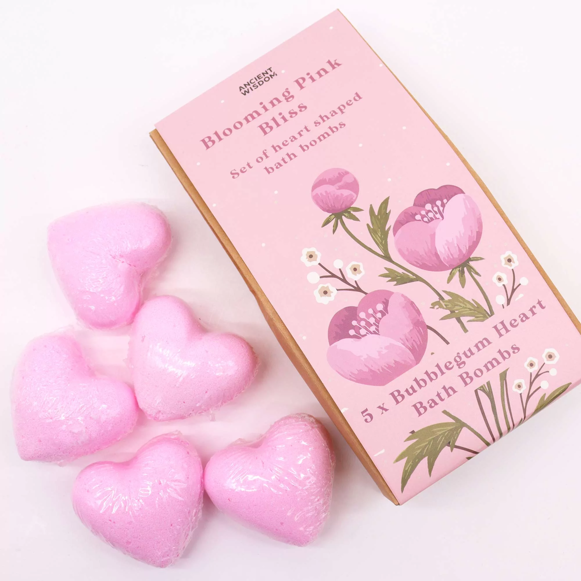 Blooming Pink Bliss Bath Heart Gift Set - Image 4