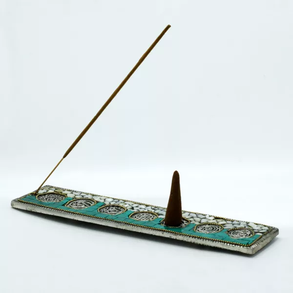 Seven Chakra Tibetan Decor Incense Holder - Image 2