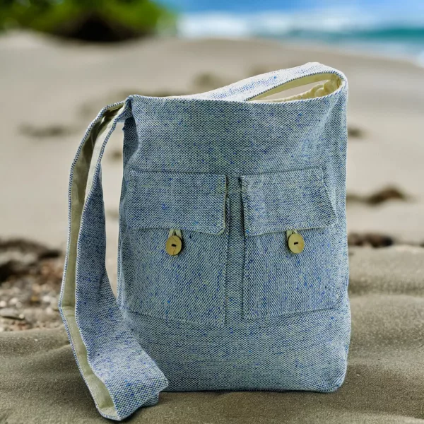 Natural Tones Two Pocket Bags - Comp Denim - Medium - Image 4