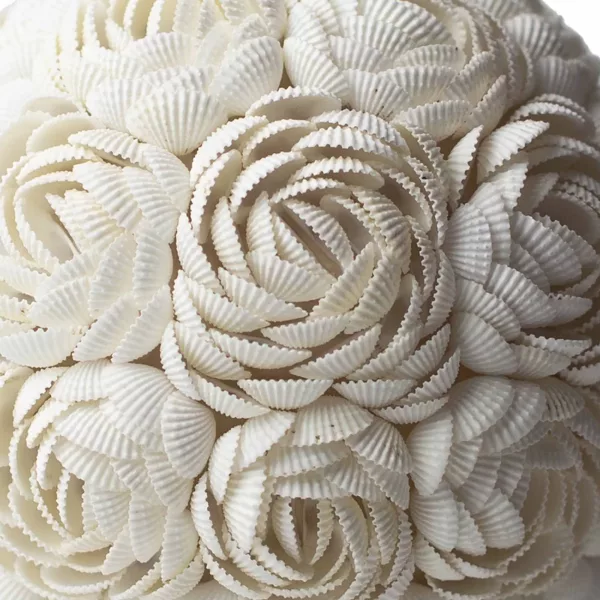Boho Sea Shell Lamp - Rose Oval - 15cm - Image 3