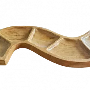 Snake Shaped Teak Bowl