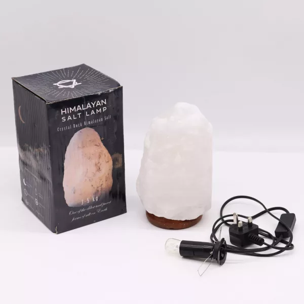 Crystal Rock Himalayan Salt Lamp - & Base apx 3-5kg - Image 2