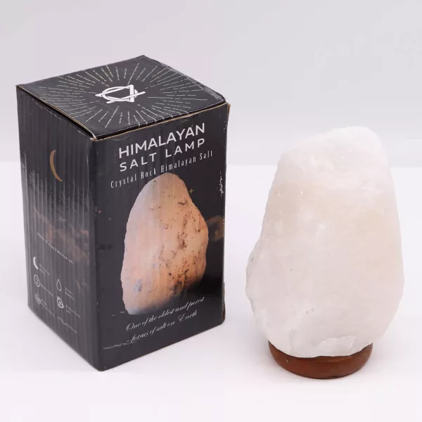 Crystal Rock Himalayan Salt Lamp - & Base apx 2-3kg - Image 2