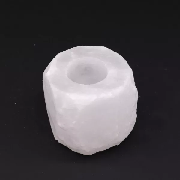 Crystal Rock Himalayan Salt Candle Holder 600-800g - Image 3