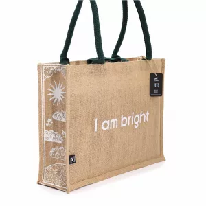 Hop Hare Jute Big Bag – I am Bright