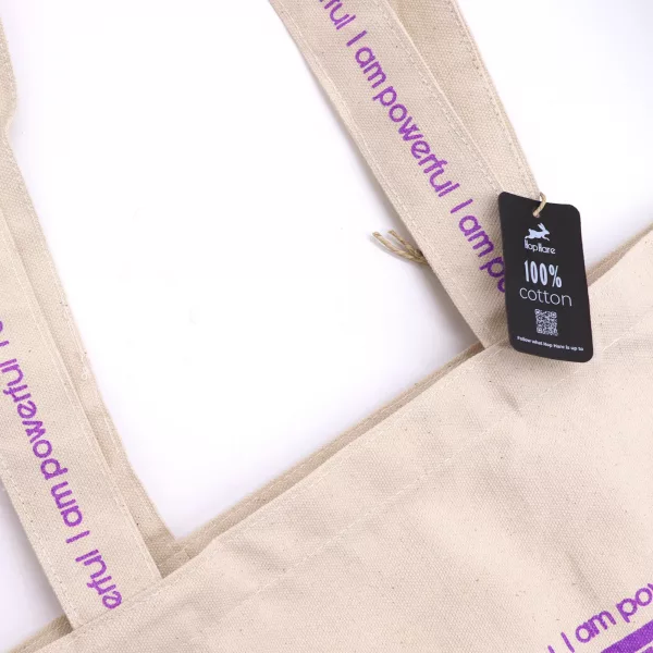 Hop Hare Tote Bag - I am Powerful - Image 2