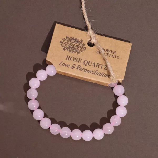 Power Bracelet - Rose Quartz - Image 3