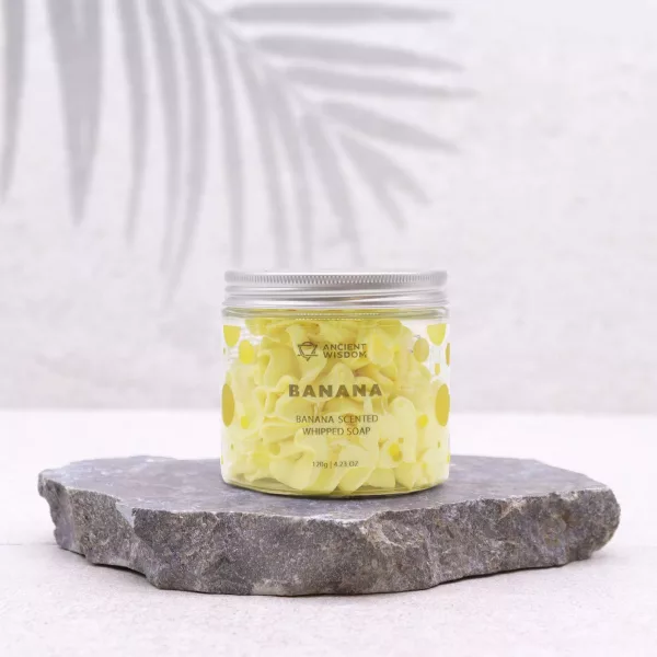 Banana Whipped Soap 120g - Image 2