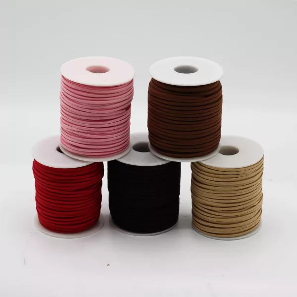Bulk Roll Pendant Cord -  2.5mm x 45m - Red A056 - Image 2