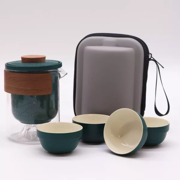Travel Mountain Teapot Set - Four Friends - Travel Pack - Image 2