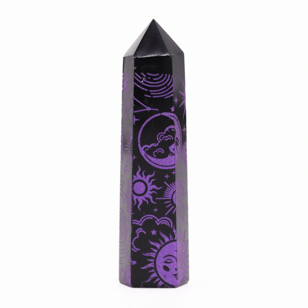 Black Obsidian Point - Mystic Story - Deep Purple - Image 2