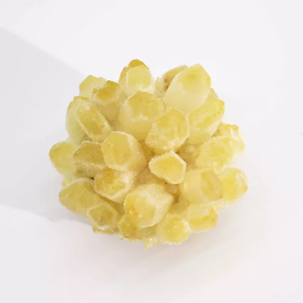 Natural Quartz Cluster - Yellow Ghost Quartz - Image 2