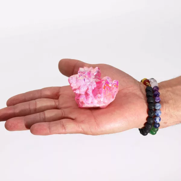 Med Enhanced Quartz - Aura Rose Halo Quartz - Image 4