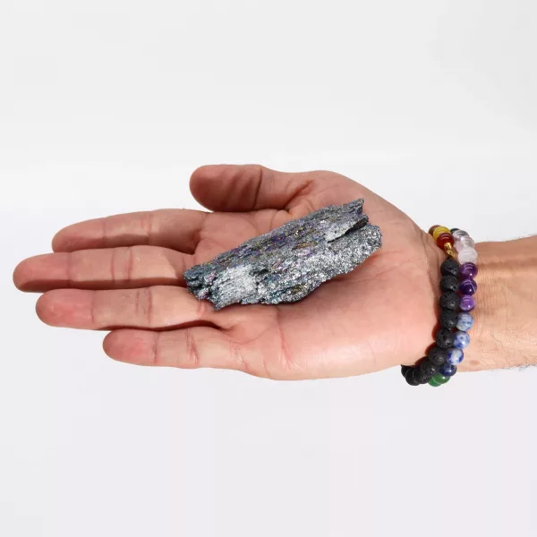 Enhanced Natural Titanium - Seven Colour Chakra Stone (approx 40-80gm 7-10cm) - Image 4