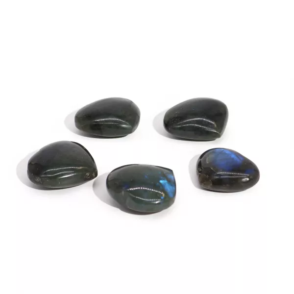 Madagascar Labradorite Hearts Stone (approx 25gm 40mm) - Image 3