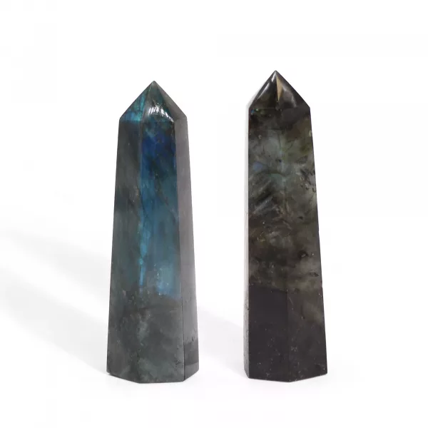 Madagascar Labradorite Point (approx 50-65gm 100x28mm) - Image 3