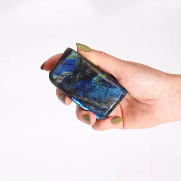 Madagascar Labradorite Medium Stone (approx 250-300gms 80-100mm) - Image 3
