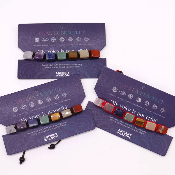 Chakra String Bracelet - Tumble Stones - Image 2