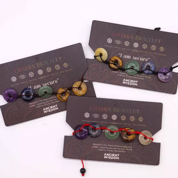Chakra String Bracelet - Large Donuts - Image 2