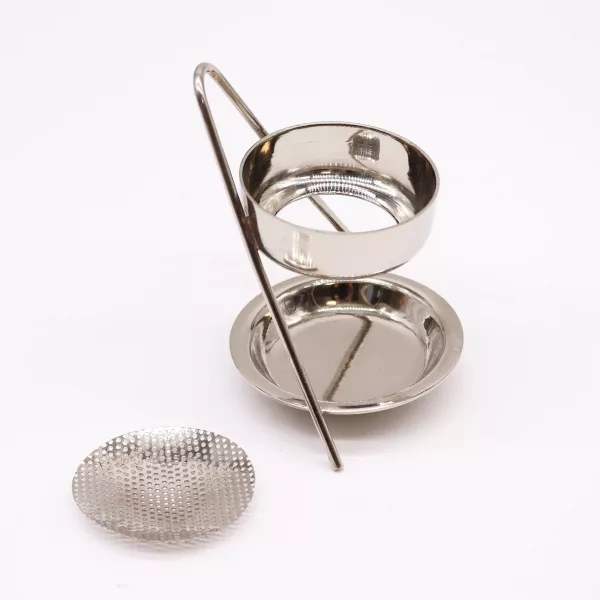 Plated Brass Resin Incense Warmer - Fixed - Image 3
