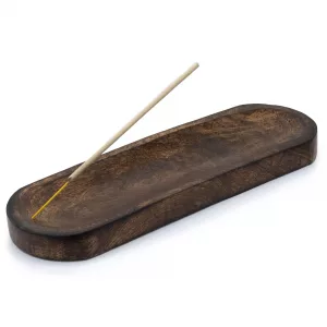 Large Incense Tray 30x10cm – Classic Mango Wood