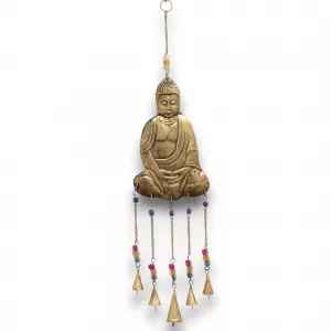 Indian Chimes - Lrg Buddha 5 Bell Chimes
