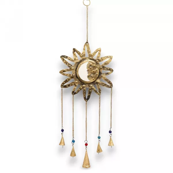 Indian Chimes - Sun Moon Sm Mirror 5 Bells