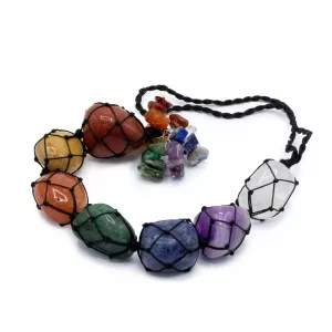 Hanging Chakra Stone Pendants