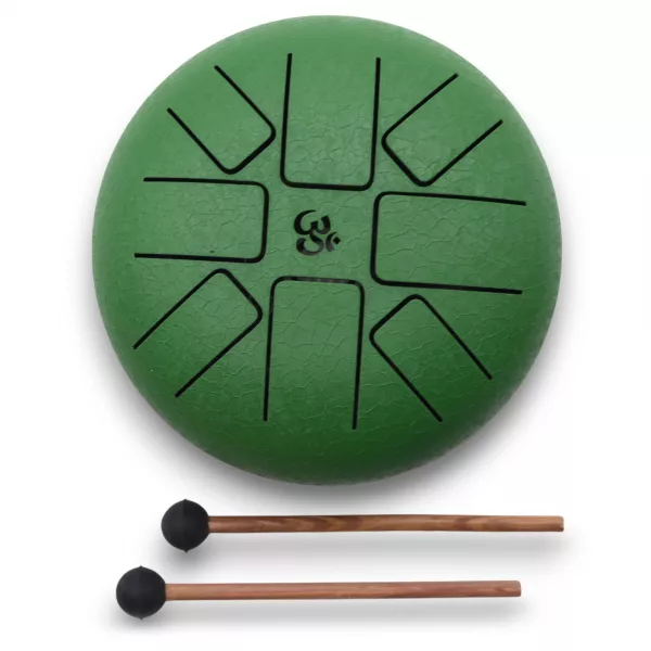 Hapi Drum Om Green - 16cm - Image 2
