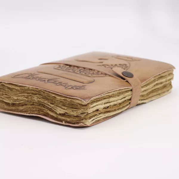 Checkmate Book - Light Tan - 200 pages decle-edged - 20x15cm - Image 3