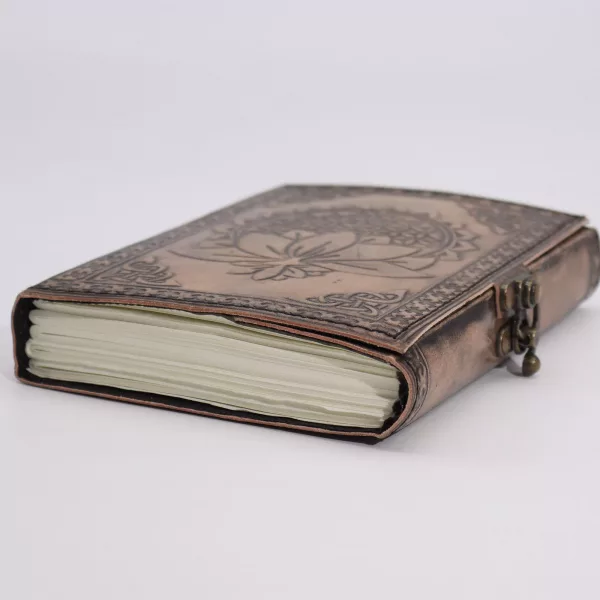 Lotus Madala - Esoteric Notebook - Antique Grey - 200 pages  Stich Edge- 17.5x12.5x3cm - Image 2