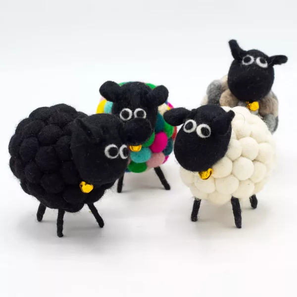 Little Felt Sheep - White - Image 2