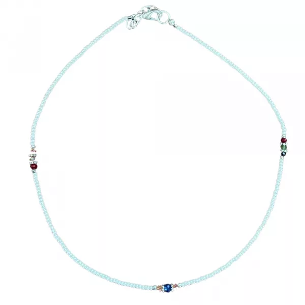 Nepalese Extra Fine Gem Necklace - Pearl & Cut Beads