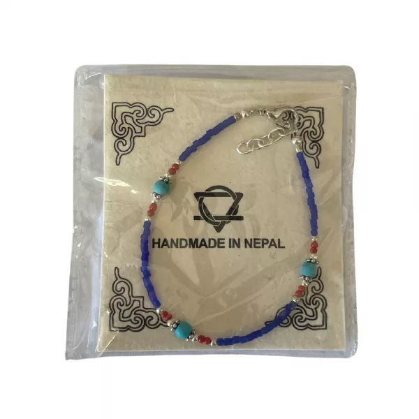 Nepalese Extra Fine Gem Bracelet- Blue Onyx - Image 3