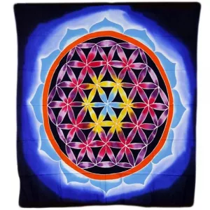 Flower of Life and Love 107x103cm