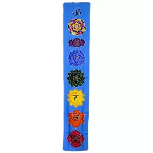 Chakra Drop Banner - Sky Blue 183x35cm