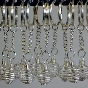 Spiral Cage Key-rings ( pack of 12)