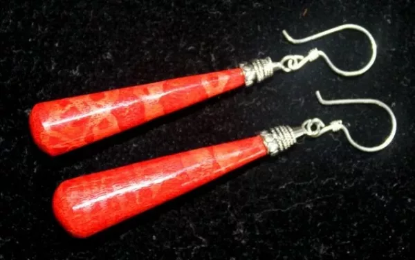 925 Silver Earrings - Long Teardrop - Image 2
