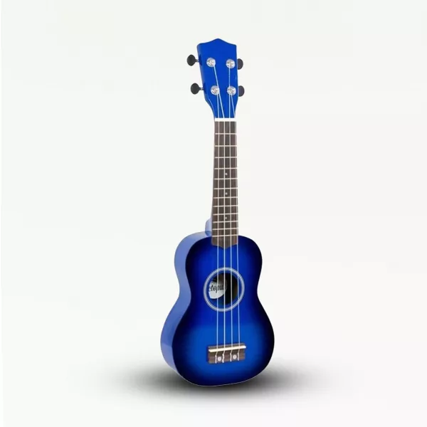 Artisan Made Ukulele - Blue Sunburst Sunburst Finish (4 String)