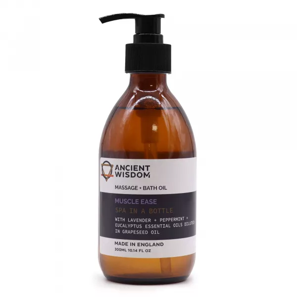 Aromatherapy Massage and Bath Oil - Muscle Ease 300ml