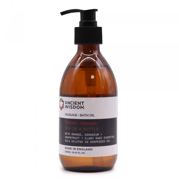 Aromatherapy Massage and Bath Oil - Toning & Firming 300ml