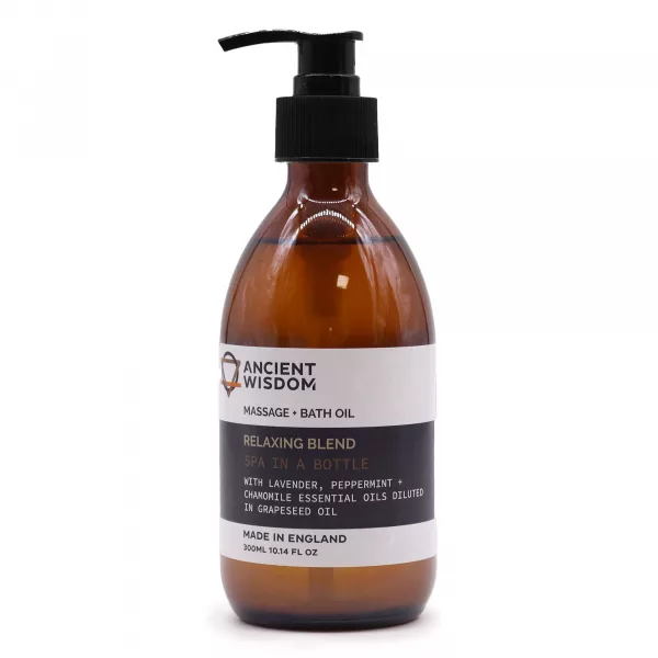 Aromatherapy Massage and Bath Oil - Relaxing 300ml