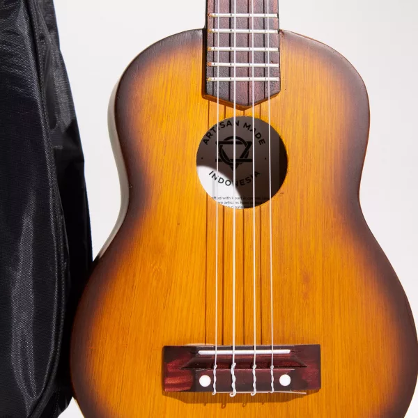 Artisan Made Ukulele - Bright Pink Finish (4 String) - Image 4