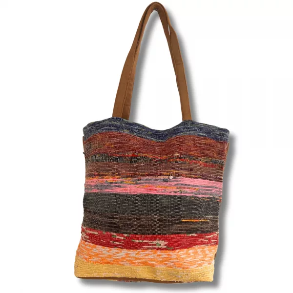 Recycled Big Rug Bag - Shades of Lavender - Image 2