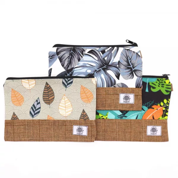 Large Luxury Tropical Pouches - (assorted designs) - 26x17cm - Image 2