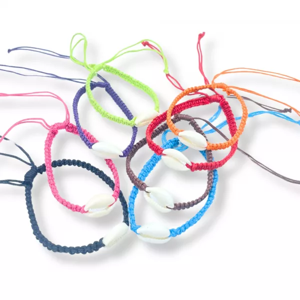 Handmade Friendship Bracelets - Cowrie Chums Shell (asst) - Image 3
