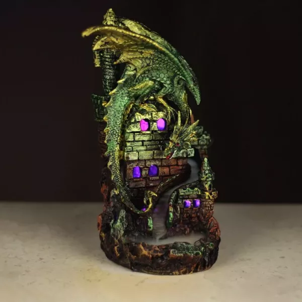 Dragon Castle LED Backflow Incense Burner - Image 3